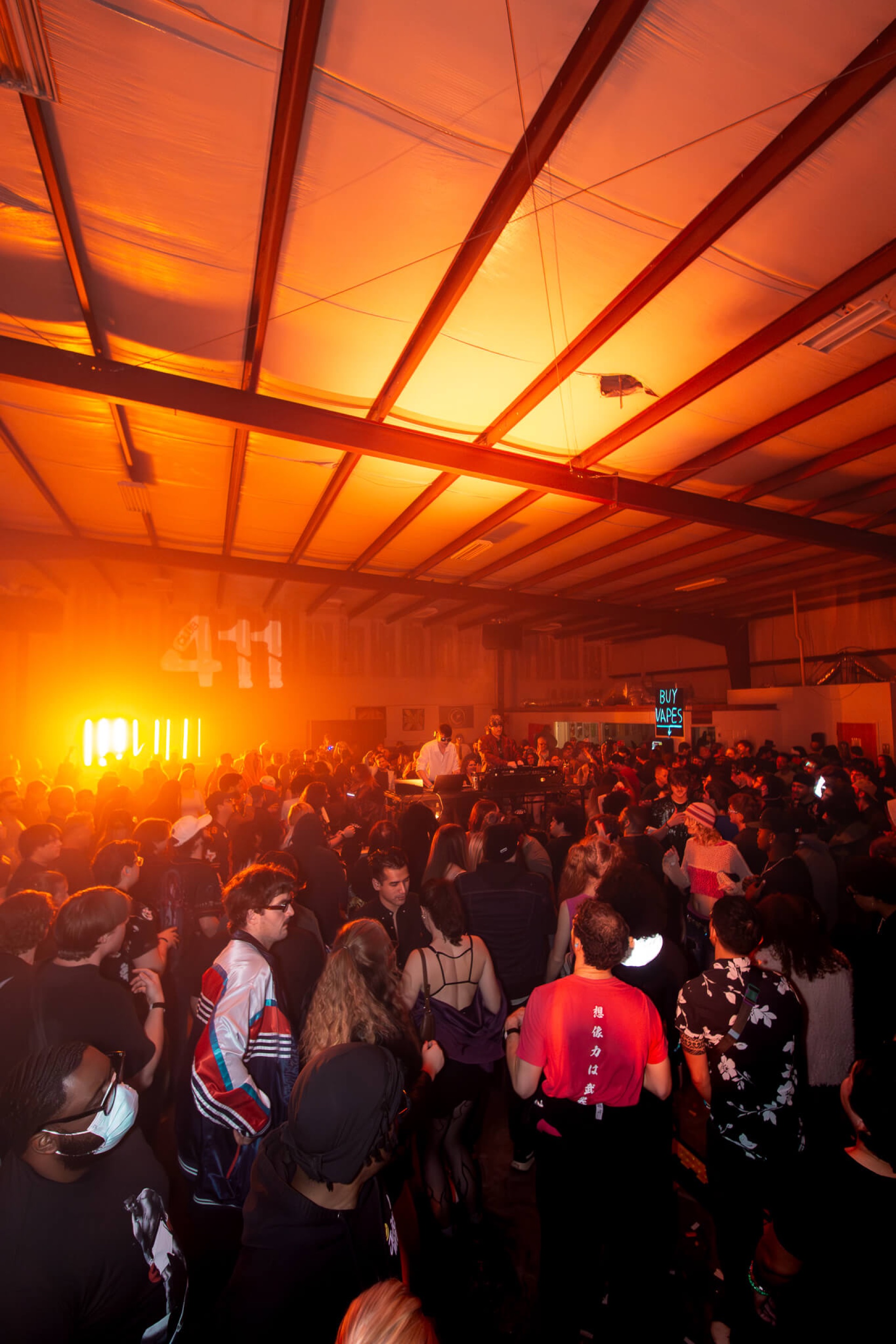 Packed warehouse
