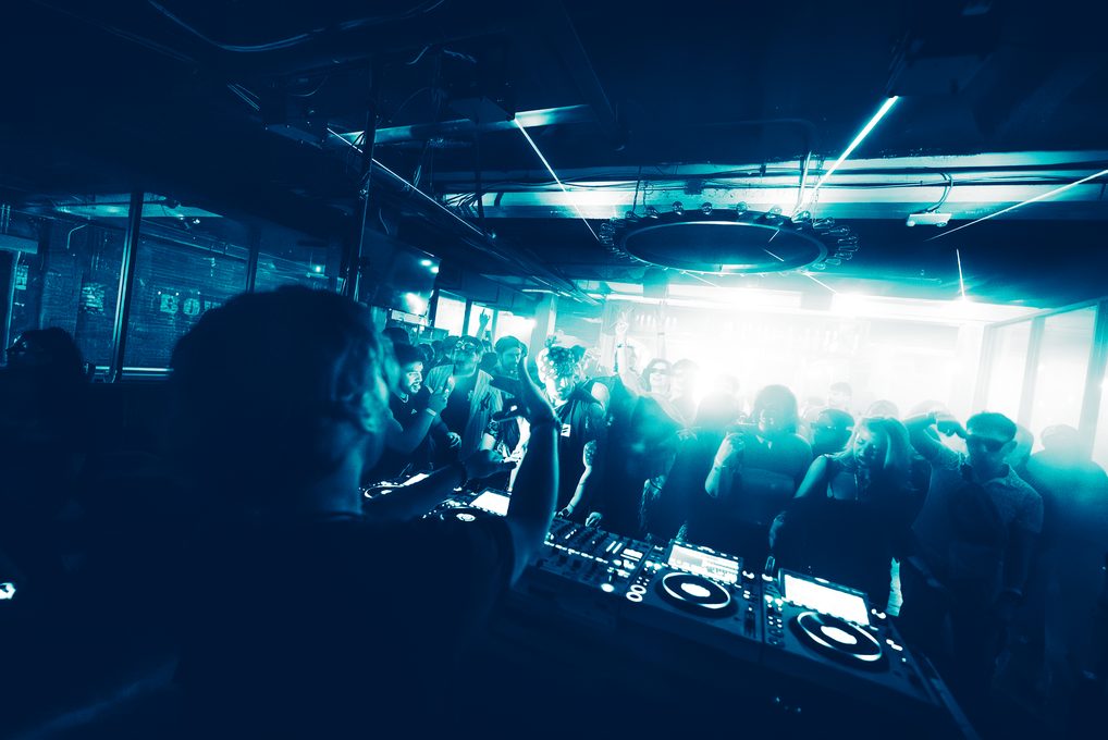 Club 411 crowd — the masquerave
