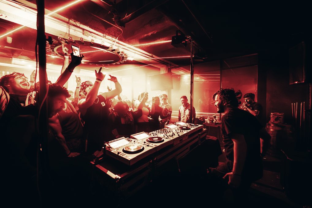 Club 411 crowd — the masquerave
